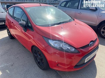Location: Belvedere - 2010 FORD FIESTA EDGE 60 3 Door Hatchback REG: MA60GZJ, Keys: No, MOT Expiry date: 13/10/2025, 1242 Petrol, 5 Speed Manual Petrol, Former Keepers: 10
