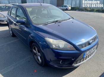 Location: Belvedere - 2008 FORD FOCUS ZETEC 100 5 Door Hatchback REG: GJ58OHK, Keys: No, MOT Expiry date: 18.09.2026, 1596 Petrol, 5 Speed Manual Petrol, Former Keepers: 5