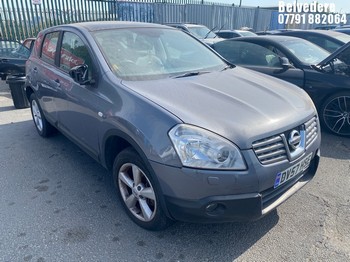 Location: Belvedere - 2007 NISSAN QASHQAI TEKNA 2WD CVT 5 Door Hatchback REG: DV57HSE, Keys: No, MOT Expiry date: 29/05/2026, 1997 Petrol, Variable Speed Auto Petrol, Former Keepers: 6
