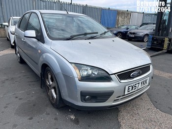 Location: Belvedere - 2007 FORD FOCUS ZETEC CLIMATE 5 Door Hatchback REG: EX57YKK, Keys: No, MOT Expiry date: 04/09/2026, 1596 Petrol, 5 Speed Manual Petrol, Former Keepers: 3