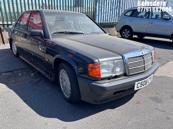 Location: Belvedere - 1986 MERCEDES 190E 2.3 16 4 Door Saloon REG: C508CYV, Keys: No, MOT Expiry date: 26/08/2016, 2299 Petrol, MANUAL, Former Keepers: 7