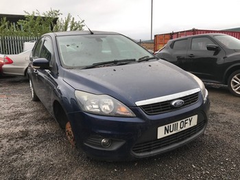 Location: Edinburgh - 2011 FORD FOCUS SPORT 5 Door Hatchback REG: NU11OFY, Keys: No, MOT Expiry date: 02/04/2026, 1596 Petrol, 5 Speed Manual Petrol, Former Keepers: 6