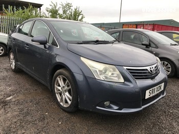 Location: Edinburgh - 2011 TOYOTA AVENSIS TR VALVEMATIC 4 Door Saloon REG: SV11XOK, Keys: No, MOT Expiry date: 23/11/2026, 1798 Petrol, 6 Speed Manual Petrol, Former Keepers: 5
