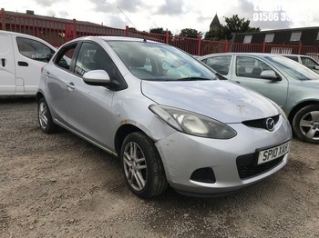 Location: Edinburgh - 2010 MAZDA 2 TS2 5 Door Hatchback REG: SP10XAH, Keys: No, MOT Expiry date: 17/11/2026, 1349 Petrol, 5 Speed Manual Petrol, Former Keepers: 2