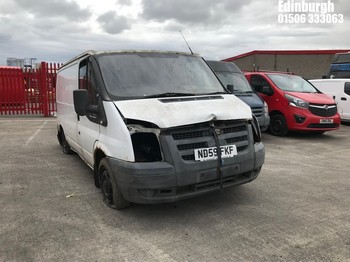 Location: Edinburgh - 2009 FORD TRANSIT 85 T280S FWD Panel Van REG: ND59FKF, Keys: No, MOT Expiry date: 08/09/2024, 2198 Diesel, 5 Speed Manual Diesel, Former Keepers: 9
