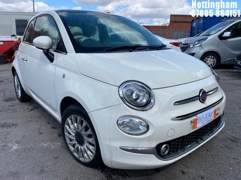 Location: Nottingham - 2017 FIAT 500 LOUNGE 3 Door Hatchback REG: DE67DZF, Keys: No, MOT Expiry date: 22/11/2025, 1242 Petrol, 5 Speed Manual Petrol, Former Keepers: 2
