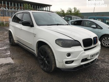 Location: Edinburgh - 2009 BMW X5 XDRIVE 30D MSPORT 5S A Estate REG: SW59MXN, Keys: No, MOT Expiry date: 13/05/2027, 2993 Diesel, 6 Speed Auto Diesel, Former Keepers: 7