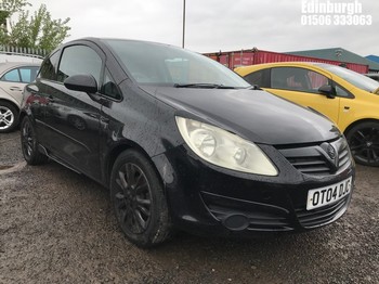 Location: Edinburgh - 2007 VAUXHALL CORSA CLUB A/C AUTO 3 Door Hatchback REG: OT04DJC, Keys: No, MOT Expiry date: 17/07/2026, 1364 Petrol, 5 Speed Auto Petrol, Former Keepers: 12