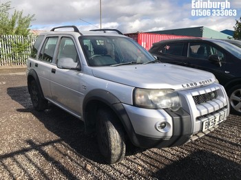 Location: Edinburgh - 2005 LAND ROVER FREELANDER FREESTYLE TD Estate REG: BK55JOU, Keys: No, MOT Expiry date: 10/05/2027, 1951 Diesel, 5 Speed Manual Diesel, Former Keepers: 10