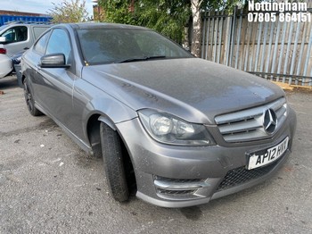 Location: Nottingham - 2012 MERCEDES-BENZ C250 AMG SPORT + CDI BLUE Coupe REG: AP12HVX, Keys: No, MOT Expiry date: 13/09/2025, 2143 Diesel, 7 Speed Auto Diesel, Former Keepers: 13