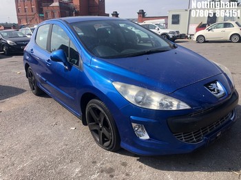 Location: Nottingham - 2009 PEUGEOT 308 SPORT HDI 107BHP 5 Door Hatchback REG: KR09CLY, Keys: No, MOT Expiry date: 08/04/2026, 1560 Diesel, 6 Speed Manual Diesel, Former Keepers: 8