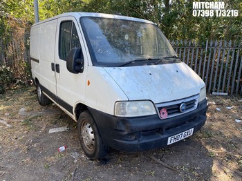 Location: Mitcham - 2007 FIAT DUCATO MAXI JTD SWB Panel Van REG: FH07GXU, Keys: No, MOT Expiry date: 23/09/2025, 2286 Diesel, MANUAL, Former Keepers: 7
