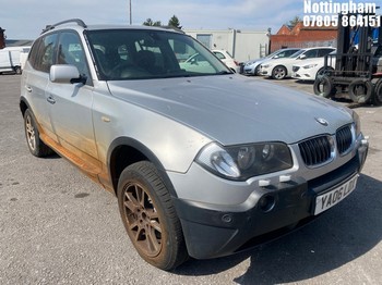 Location: Nottingham - 2006 BMW X3 D SE AUTO Estate REG: YA06LDX, Keys: No, MOT Expiry date: 09/12/2025, 2993 Diesel, 6 Speed Auto Diesel, Former Keepers: 9