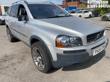Location: Nottingham - 2004 VOLVO XC90 D5 SE AWD Estate REG: PX04VPM, Keys: No, MOT Expiry date: 29/01/2027, 2401 Diesel, 6 Speed Manual Diesel, Former Keepers: 8