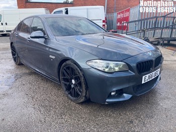 Location: Nottingham - 2016 BMW 520D M SPORT AUTO 4 Door Saloon REG: EJ66UEC, 1995 Diesel, 8 Speed Auto Diesel, Former Keepers: 5, Keys: Yes, MOT Expiry date: 26/10/2026