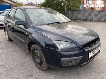 Location: Nottingham - 2007 FORD FOCUS ZETEC CLIMATE T 5 Door Hatchback REG: FV56YXP, Keys: No, MOT Expiry date: 03/05/2025, 1596 Petrol, 5 Speed Manual Petrol, Former Keepers: 10