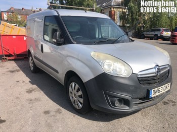 Location: Nottingham - 2013 VAUXHALL COMBO 2300 L1H1 CDTI SS E Panel Van REG: DN63OKF, Keys: No, MOT Expiry date: 23/09/2026, 1248 Diesel, 5 Speed Manual Diesel, Former Keepers: 3