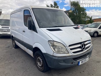 Location: Nottingham - 2008 MERCEDES SPRINTER 209 CDI SWB Panel Van REG: R6SFJ, Keys: No, MOT Expiry date: 02/05/2025, 2148 Diesel, 6 Speed Manual Diesel, Former Keepers: 10