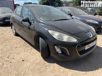 Location: Peterborough - 2012 PEUGEOT 308 ACTIVE HDI 5 Door Hatchback REG: PN12AXV, Keys: No, MOT Expiry date: 02/03/2026, 1560 Diesel, 5 Speed Manual Diesel, Former Keepers: 5