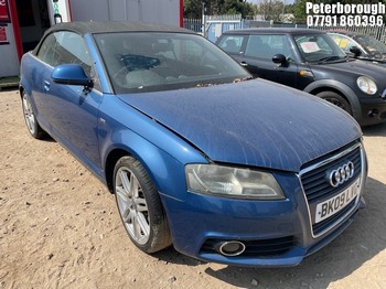 Location: Peterborough - 2009 AUDI A3 S LINE TFSI 197 Convertible REG: BK09LVG, Keys: No, MOT Expiry date: 27/05/2023, 1984 Petrol, 6 Speed Manual Petrol, Former Keepers: 7