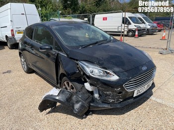 Location: Brentwood - 2017 FORD FIESTA ZETEC 3 Door Hatchback REG: DC17JWU, Keys: No, MOT Expiry date: 01/03/2027, 1084 Petrol, 5 Speed Manual Petrol, Former Keepers: 4