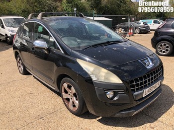 Location: Brentwood - 2010 PEUGEOT 3008 EXCLUSIVE HDI S-A 5 Door Hatchback REG: LV60MXY, Keys: No, MOT Expiry date: 27/02/2026, 1560 Diesel, 6 Speed Semi Auto Diesel, Former Keepers: 6