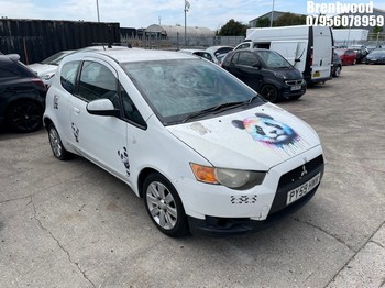 Location: Brentwood - 2010 MITSUBISHI COLT CLEAR TEC CZ2 3 Door Hatchback REG: PY59HWN, Keys: No, MOT Expiry date: 16.06.2026, 1332 Petrol, 5 Speed Manual Petrol, Former Keepers: 7