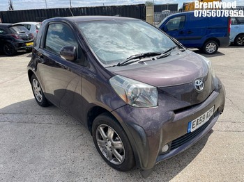 Location: Brentwood - 2009 TOYOTA IQ2 VVT-I 3 Door Hatchback REG: EA59AZF, Keys: No, MOT Expiry date: 29/09/2026, 998 Petrol, 5 Speed Manual Petrol, Former Keepers: 3