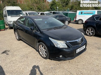 Location: Brentwood - 2009 TOYOTA AVENSIS TR D-4D 4 Door Saloon REG: EJ59EHC, Keys: No, MOT Expiry date: 16/01/2026, 1998 Diesel, 6 Speed Manual Diesel, Former Keepers: 4