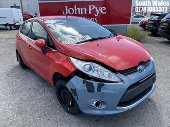 Location: South Wales - 2012 FORD FIESTA ZETEC 5 Door Hatchback REG: CE12MWF, Keys: No, MOT Expiry date: 21/10/2026, 1242 Petrol, 5 Speed Manual Petrol, Former Keepers: 8