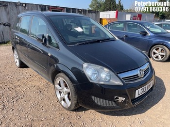 NOTE: ATF Registered Buyers ONLY - Location: Peterborough - 2013 VAUXHALL ZAFIRA EXCLUSIV MPV REG: LG13WWP, Keys: No, 1598 Petrol, 5 Speed Manual Petrol, Former Keepers: 4