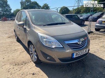 Location: Mitcham - 2013 VAUXHALL MERIVA SE TURBO MPV REG: BG13EJE, Keys: No, MOT Expiry date: 11/02/2027, 1364 Petrol, 5 Speed Manual Petrol, Former Keepers: 5