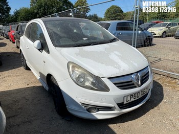 Location: Mitcham - 2011 VAUXHALL CORSA LIMITED EDITION 3 Door Hatchback REG: LP60XED, Keys: No, MOT Expiry date: 01/11/2025, 1229 Petrol, 5 Speed Manual Petrol, Former Keepers: 6