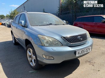 Location: Mitcham - 2005 LEXUS RX300 SE AUTO Estate REG: HJ05OZV, Keys: No, MOT Expiry date: 04/06/2027, 2995 Petrol, 5 Speed Auto Petrol, Former Keepers: 4