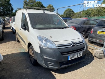 Location: Mitcham - 2015 CITROEN BERLINGO 625 ENTERPRISE H Panel Van REG: BW15EBA, Keys: No, MOT Expiry date: 31/03/2027, 1560 Diesel, 5 Speed Manual Diesel, Former Keepers: 5