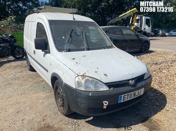 Location: Mitcham - 2011 VAUXHALL COMBO 1700 ECOFLEX Car Derived Van REG: ET11NJJ, Keys: No, MOT Expiry date: 20/06/2026, 1248 Diesel, 5 Speed Manual Diesel, Former Keepers: 9