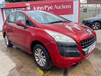 Location: Hull - 2011 PEUGEOT 3008 ACTIVE HDI S-A 5 Door Hatchback REG: YG61NKU, Keys: No, MOT Expiry date: 19/05/2027, 1560 Diesel, 6 Speed Semi Auto Diesel, Former Keepers: 8
