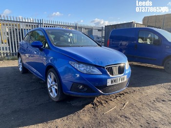 Location: Leeds - 2011 SEAT IBIZA SPORT TSI S-A 3 Door Hatchback REG: WM11FWW, Keys: No, MOT Expiry date: 10-11-2026, 1197 Petrol, 5 Speed Semi Auto Petrol, Former Keepers: 7