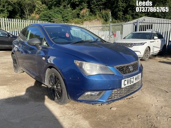 Location: Leeds - 2012 SEAT IBIZA SE 3 Door Hatchback REG: CV62MBU, Keys: No, MOT Expiry date: 11-05-2026, 1390 Petrol, 5 Speed Manual Petrol, Former Keepers: 5
