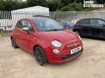 Location: Leeds - 2011 FIAT 500 TWINAIR 3 Door Hatchback REG: HJ11OBK, Keys: No, MOT Expiry date: 02-03-2026, 875 Petrol, 5 Speed Manual Petrol, Former Keepers: 12