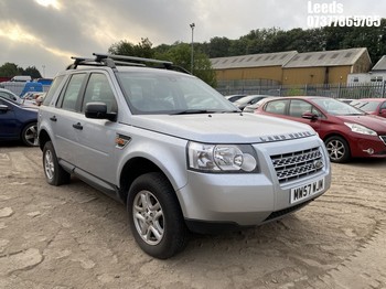 Location: Leeds - 2008 LAND ROVER FREELANDER S TD4 Estate REG: MW57WJM, Keys: No, MOT Expiry date: 10-11-2025, 2179 Diesel, 6 Speed Manual Diesel, Former Keepers: 4