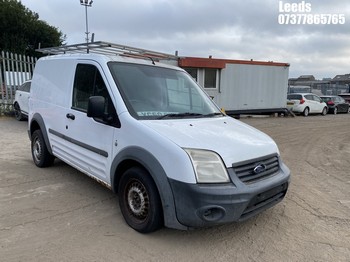 Location: Leeds - 2010 FORD TRANSIT CONNECT 75 T200 Panel Van REG: YG60GYW, Keys: No, MOT Expiry date: 26/05/2026, 1753 Diesel, 5 Speed Manual Diesel, Former Keepers: 6