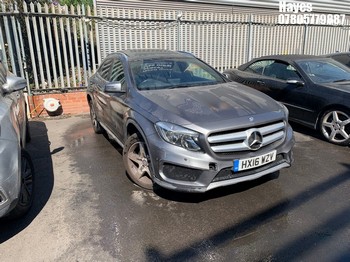 Location: HAYES / HEATHROW - 2016 MERCEDES-BENZ GLA 220 D 4MATIC AMG LINE Estate REG: HX16WZV, 2143cc Diesel, 7 Speed Auto Diesel, Former Keepers: 2, Keys: No, MOT: Expiry date29/04/2027