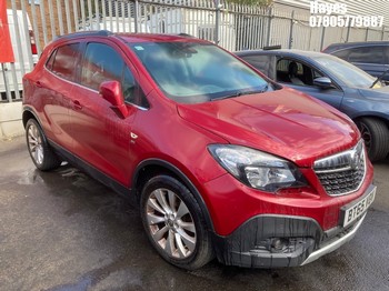 Location: Hayes - 2015 VAUXHALL MOKKA SE TURBO AUTO 5 Door Hatchback REG: BT65VOV, Keys: No, MOT Expiry date: 05/09/2026, 1364 Petrol, 6 Speed Auto Petrol, Former Keepers: 2