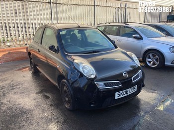 Location: Hayes - 2008 NISSAN MICRA ACENTA 3 Door Hatchback REG: SK08OUS, Keys: No, MOT Expiry date: 13/10/2026, 1240 Petrol, 5 Speed Manual Petrol, Former Keepers: 8