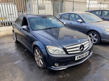 Location: Hayes - 2008 MERCEDES C220 SPORT CDI A 4 Door Saloon REG: KM08AWY, Keys: No, MOT Expiry date: 20/11/2026, 2148 Diesel, 5 Speed Auto Diesel, Former Keepers: 6