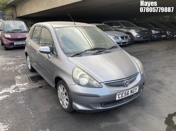 Location: Hayes - 2006 HONDA JAZZ SE CVT 5 Door Hatchback REG: CE56NGY, Keys: No, MOT Expiry date: 15/05/2027, 1339 Petrol, Variable Speed Auto Petrol, Former Keepers: 6