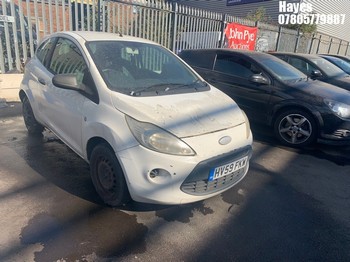 Location: Hayes - 2009 FORD KA STUDIO 3 Door Hatchback REG: HV59FKW, Keys: No, MOT Expiry date: 21/08/2026, 1242 Petrol, 5 Speed Manual Petrol, Former Keepers: 5