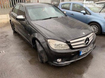 Location: Hayes - 2008 MERCEDES C220 SPORT CDI A 4 Door Saloon REG: YH08EWC, Keys: No, MOT Expiry date: 17/05/2027, 2148 Diesel, 5 Speed Auto Diesel, Former Keepers: 5