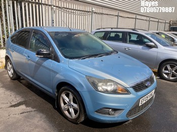 Location: Hayes - 2009 FORD FOCUS ZETEC 100 5 Door Hatchback REG: EF09VHL, Keys: No, MOT Expiry date: 06/01/2027, 1596 Petrol, 5 Speed Manual Petrol, Former Keepers: 5